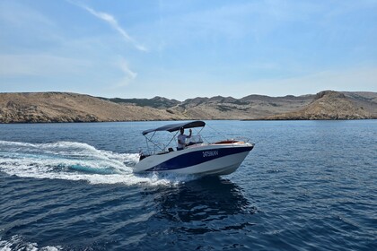 Rental Motorboat Okiboats Barracuda 545 Open Novalja