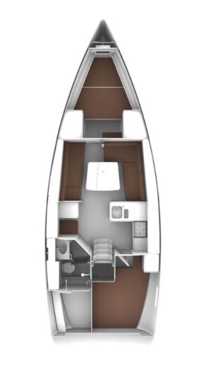 Sailboat Bavaria Bavaria Cruiser 37 Boat layout