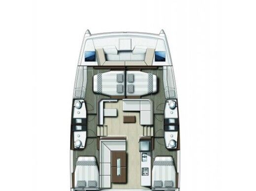Catamaran  Bali 4.0 - Catspace Plan du bateau