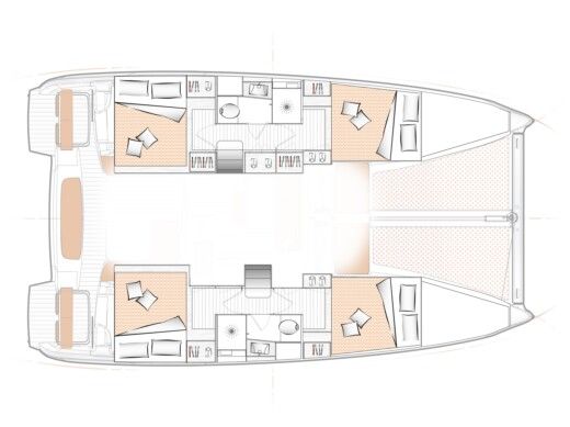 Catamaran  Excess 11 boat plan