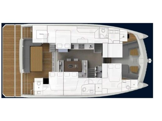 Sailboat  Aventura 50 MY Plan du bateau
