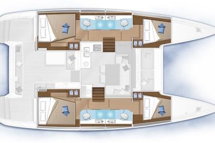 Charter Catamaran Lagoon-Bénéteau Lagoon 40 - 4 + 2 cab Alimos