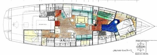 Sailboat chantier Meta Modèle unique boat plan