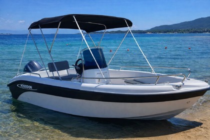 Miete Motorboot Poseidon Blue water 170 Palaiokastritsa