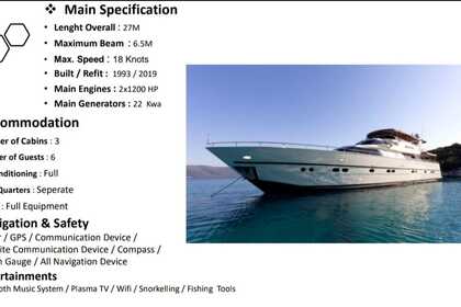 Charter Motorboat LUXURY MOTOR YACHT 27M DENDEN Bodrum