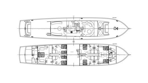 Gulet Gulet Gulet ES Boot Grundriss