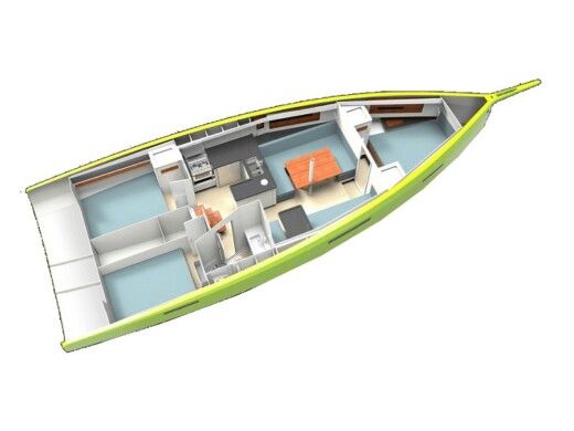 Sailboat  RM 1180 Plano del barco