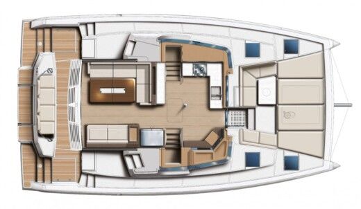 Catamaran CATANA Bali 4.4 Boat design plan