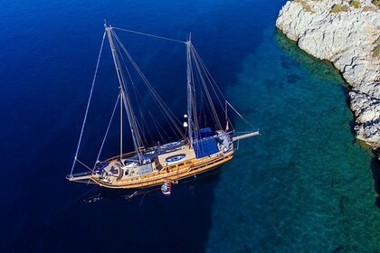 Aluguel Escuna Luxury Gulet Charter in Greek Island 2024 Bodrum