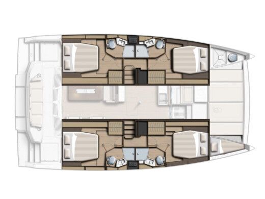 Catamaran  Bali 4.4 Boat design plan
