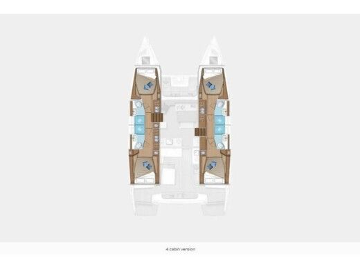 Catamaran Lagoon Lagoon 46 Boat design plan