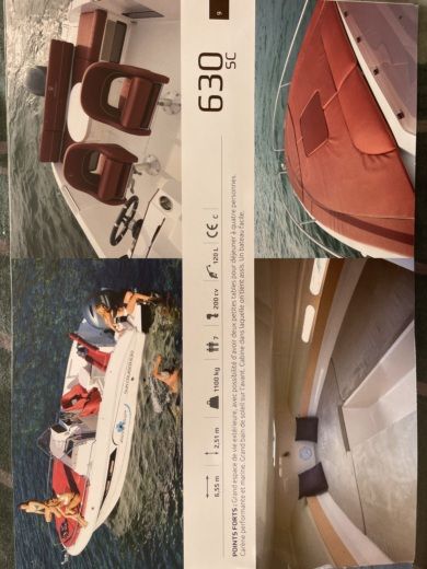 Motorboat Pacific Craft 630 sun cruiser North Shore Plano del barco