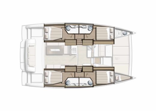 Catamaran Bali - Catana 4.2 boat plan