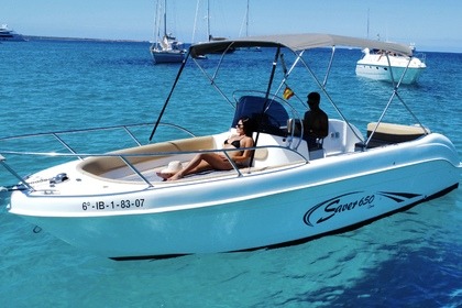 Miete Motorboot Saver 650 open Ibiza