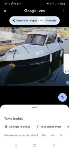 Motorboat Ultramar 600 week-end Boot Grundriss