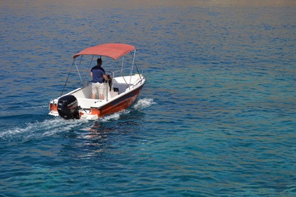Hire Boat without licence  Kreta mare 5.5m 30Hp Marathi