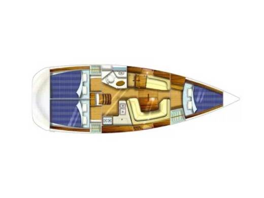 Sailboat  Sun Odyssey 35 Boat design plan