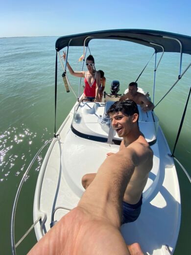 El Puerto de Santa María Motorboat Quicksilver carbin alt tag text