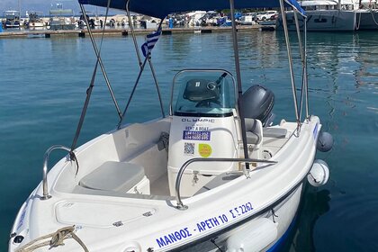 Rental Boat without license  Olympic 4.9 Lefkada