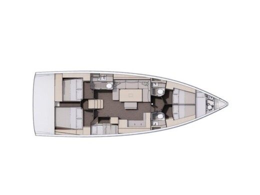 Sailboat  Dufour 470 boat plan