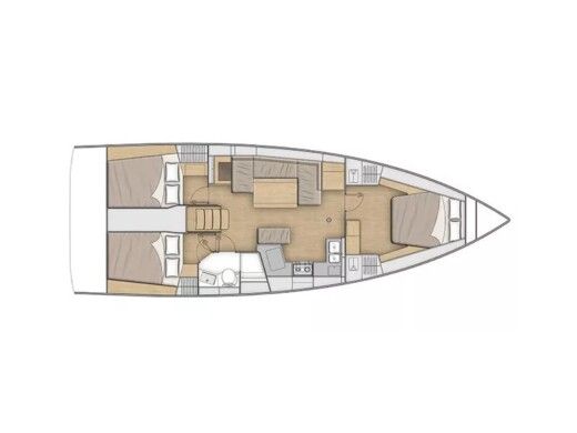 Sailboat  Oceanis 40.1 Boat design plan