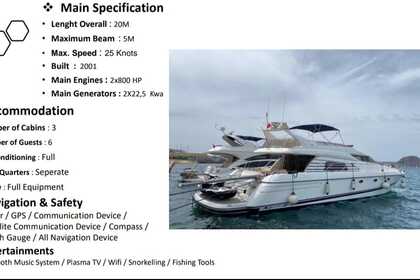 Rental Motorboat LUXURY MOTOR YACHT 27.2M CANADOS 88 Bodrum
