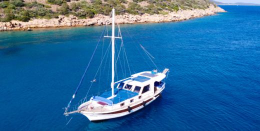 Gulet Bodrum type 2000 Plattegrond van de boot