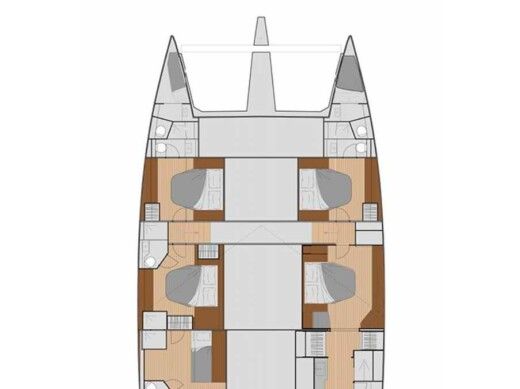 Catamaran  Samana 59 boat plan