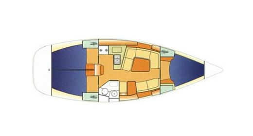 Sailboat  SUN FAST 37 Boat design plan