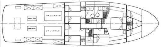 Motorboat NavarCantieri P20 m Plan du bateau