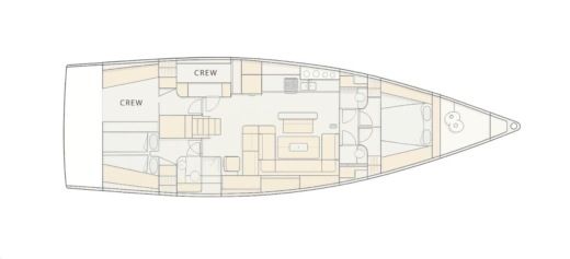 Sailboat Hanse 575 custom Boat design plan