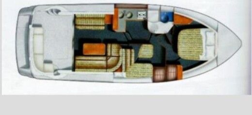 Motorboat PRINCESS 380 Boat design plan