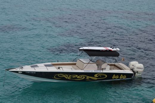 Motorboat Tempest Marine Phantom 32 Plano del barco