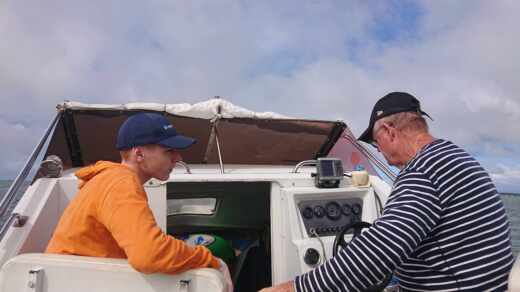 Lège-Cap-Ferret Motorboat Dubigeont Clarige alt tag text