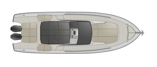 Motorboat Rio Daytona 34 boat plan