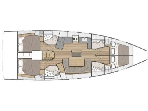Sailboat  Oceanis 46.1 boat plan