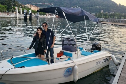 Rental Boat without license  marino atom 450 noleggio 4 ore Como