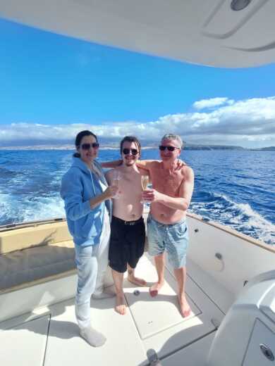 Costa Adeje Motorboat Beneteau Antares 42 alt tag text