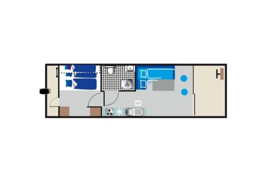 Houseboat Febomobil 990 II (HMR) Plano del barco