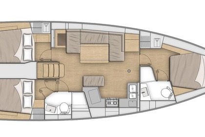 Miete Segelboot Bénéteau Oceanis 40.1 - 3 cab. Tunas do Paraná