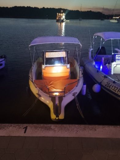 Motorboat Picaro 20 Planimetria della barca