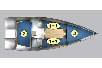 Hire Sailboat  Maxus 28 Prestige + Wilkasy