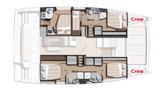 Catamaran Bali - Catana Bali  4.6 Boat design plan