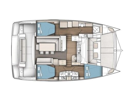 Catamaran  Bali 4.1 boat plan
