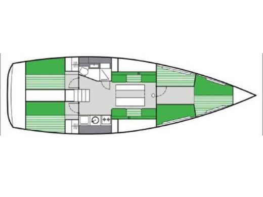 Sailboat Varianta 44 Plan du bateau