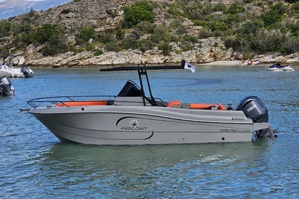 Hire Motorboat Pacific Craft 750 Open Black Edition Saint-Florent