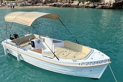 Hire Boat without licence  sin licencia silver Cala d'Or