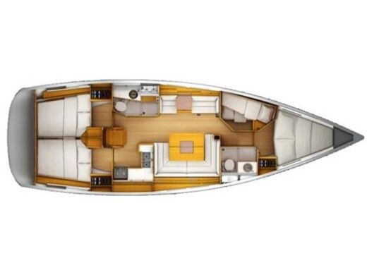Sailboat Jeanneau Sun Odyssey 439 boat plan