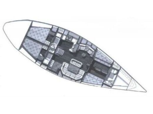 Sailboat Beneteau First 51 boat plan