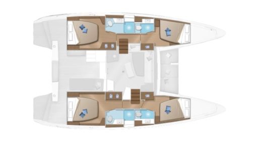 Catamaran Lagoon Lagoon 42 Millenium boat plan